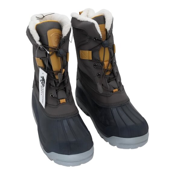 Polar Range Men\'s Cold Weather Winter Boots Brown Size 10 main image 4